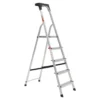 Rhino Lightweight Aluminium Step Ladder With Tool Tray - 5 Tread -Silverlife Store 12889761 3414860593407791