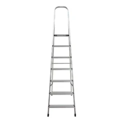 Rhino Lightweight Aluminium Step Ladder - 7 Tread -Silverlife Store 12889765 1694860593467443