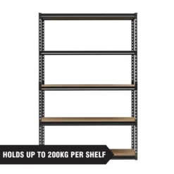 Handy 5 MDF Shelf Storage Unit 200kg - 1200 X 1830 X 400mm -Silverlife Store 12889883 1154960142249877