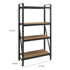 4 Tier Shelving Unit 1001 X 1831 X 430mm 13 4 Tier Shelving Unit 1001 X 1831 X 430mm -Silverlife Store 12889888 3234960142305854