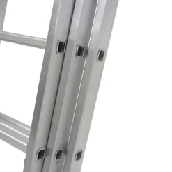 Rhino 3 Section 27 Rung Extension Ladder - 5.65m -Silverlife Store 12889949 1614860598514685