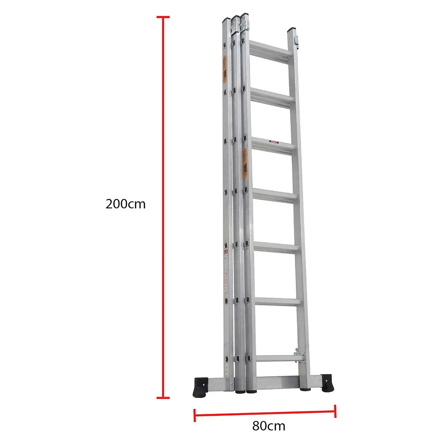 Rhino 3 Section 21 Rung Extension Ladder - 4.25m 4 Rhino 3 Section 21 Rung Extension Ladder - 4.25m - Image 2