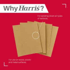 Harris Seriously Good Coarse Grade Sandpaper -Silverlife Store 12891666 2735045983261773