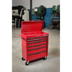 Hilka Heavy Duty 8 Drawer Tool Storage Trolley With Lid Storage And Ball Bearing Slides -Silverlife Store 12892530 2004864755523497