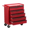 Hilka Heavy Duty 5 Drawer Tool Storage Trolley With Ball Bearing Slides -Silverlife Store 12892532 1854864755396519