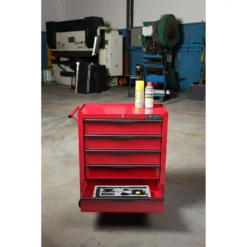 Hilka Heavy Duty 5 Drawer Tool Storage Trolley With Ball Bearing Slides 15 Hilka Heavy Duty 5 Drawer Tool Storage Trolley With Ball Bearing Slides -Silverlife Store 12892532 8974864755644397