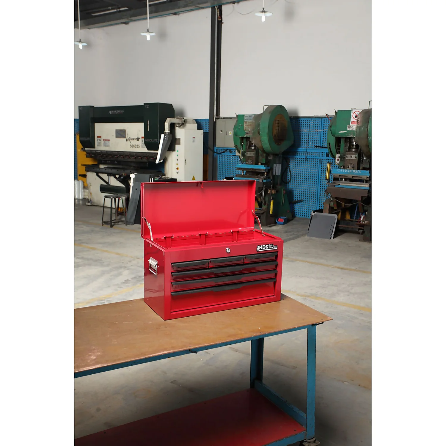 Hilka Heavy Duty 6 Drawer Tool Storage Chest With Ball Bearing Slides 7 Hilka Heavy Duty 6 Drawer Tool Storage Chest With Ball Bearing Slides - Image 5