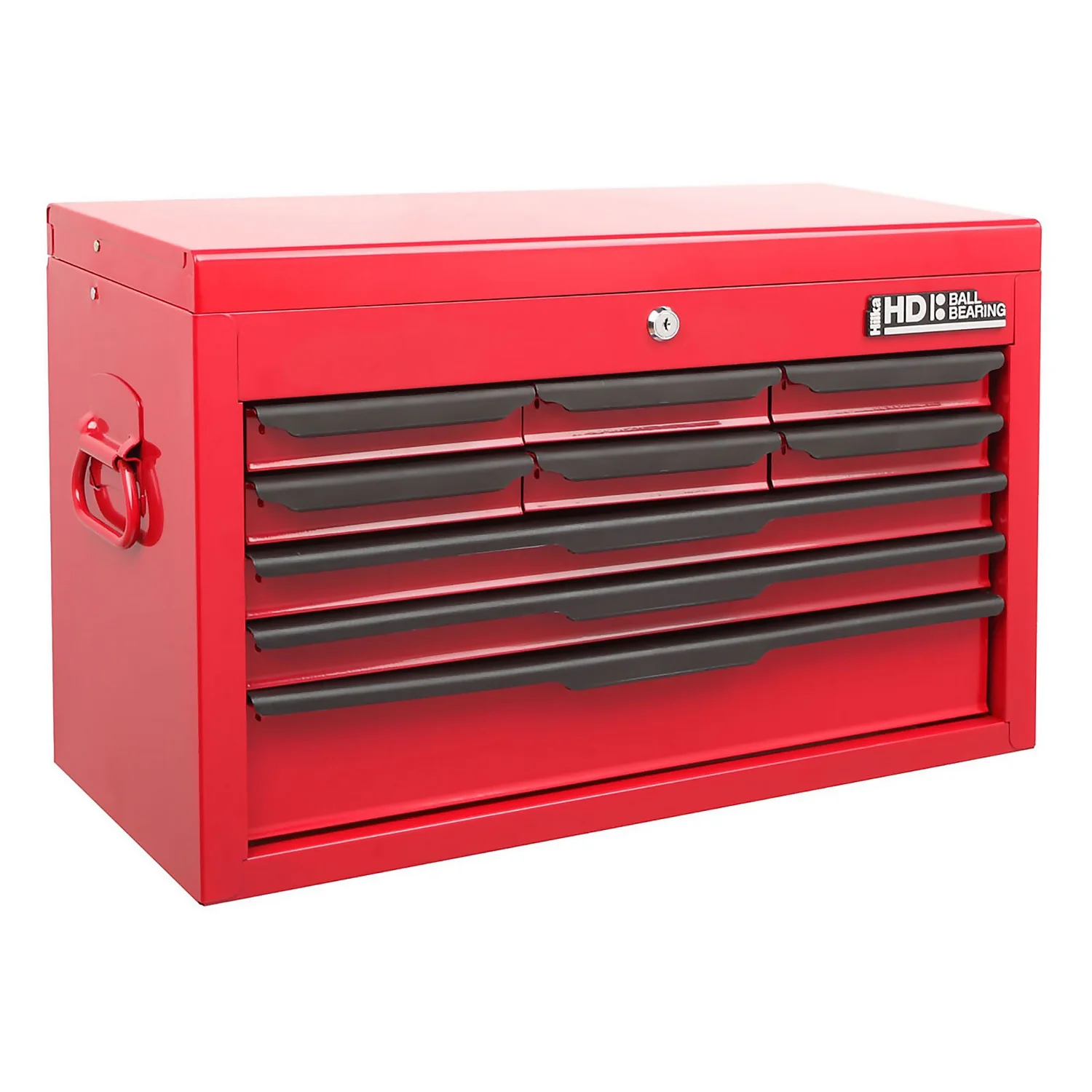 Hilka Heavy Duty 9 Drawer Tool Storage Chest With Ball Bearing Slides 5 Hilka Heavy Duty 9 Drawer Tool Storage Chest With Ball Bearing Slides - Image 3