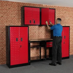 Hilka 5 Piece Garage Storage Solution 7 Hilka 5 Piece Garage Storage Solution -Silverlife Store 12892562 1864867928542971