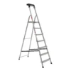 Rhino Lightweight Aluminium Step Ladder With Tool Tray - 7 Tread -Silverlife Store 12940813 6334917417631596