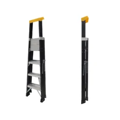 Rhino Fiberglass Platform Step Ladder - 4 Tread -Silverlife Store 12940814 1284917456143814