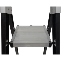 Rhino Fiberglass Platform Step Ladder - 4 Tread -Silverlife Store 12940814 1834917456163305