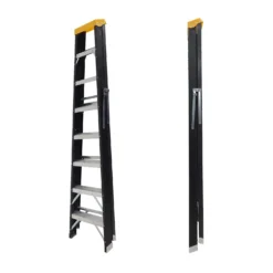 Rhino Fibreglass Step Ladder - 8 Tread -Silverlife Store 12940817 9434917454102311