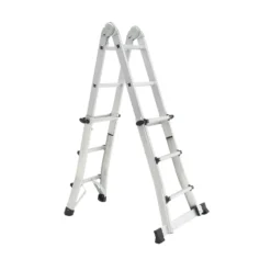 Rhino Multi-Purpose Telescopic Combination Ladder - 4x3 -Silverlife Store 12940825 1254917459004308