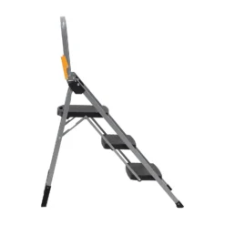 Rhino 3 Tread Professional Stair Ladder With High Handrail -Silverlife Store 12940830 1904917459431745