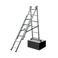 Rhino 4 In 1 Aluminium Combination Ladder -Silverlife Store 12940832 1234922333680182