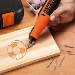 Black & Decker BLACK+DECKER 7.2V Cordless Li-ion Rotary Tool With 52 Accessories (BCRT81K-XJ) -Silverlife Store 13034650 1364864769979315