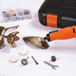 Black & Decker BLACK+DECKER 7.2V Cordless Li-ion Rotary Tool With 52 Accessories (BCRT81K-XJ) -Silverlife Store 13034650 2114864770001071