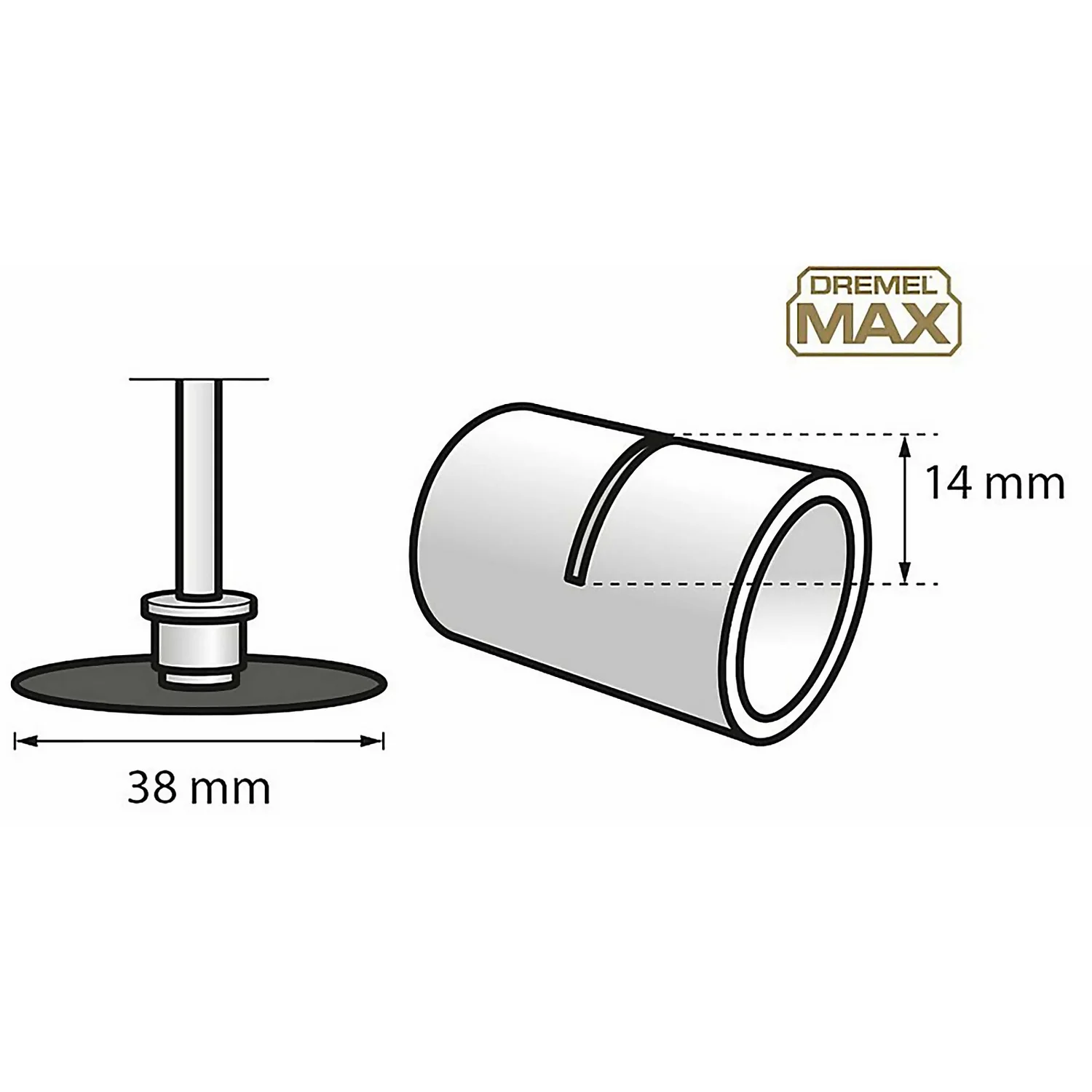 Dremel Max SpeedClic Metal Cutting Wheel (SC456DM) 6 Dremel Max SpeedClic Metal Cutting Wheel (SC456DM) - Image 4
