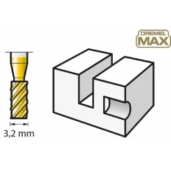 Dremel Max 3.2 Mm High Speed Cutter 2pk (194DM) -Silverlife Store 13118514 3144869226611063