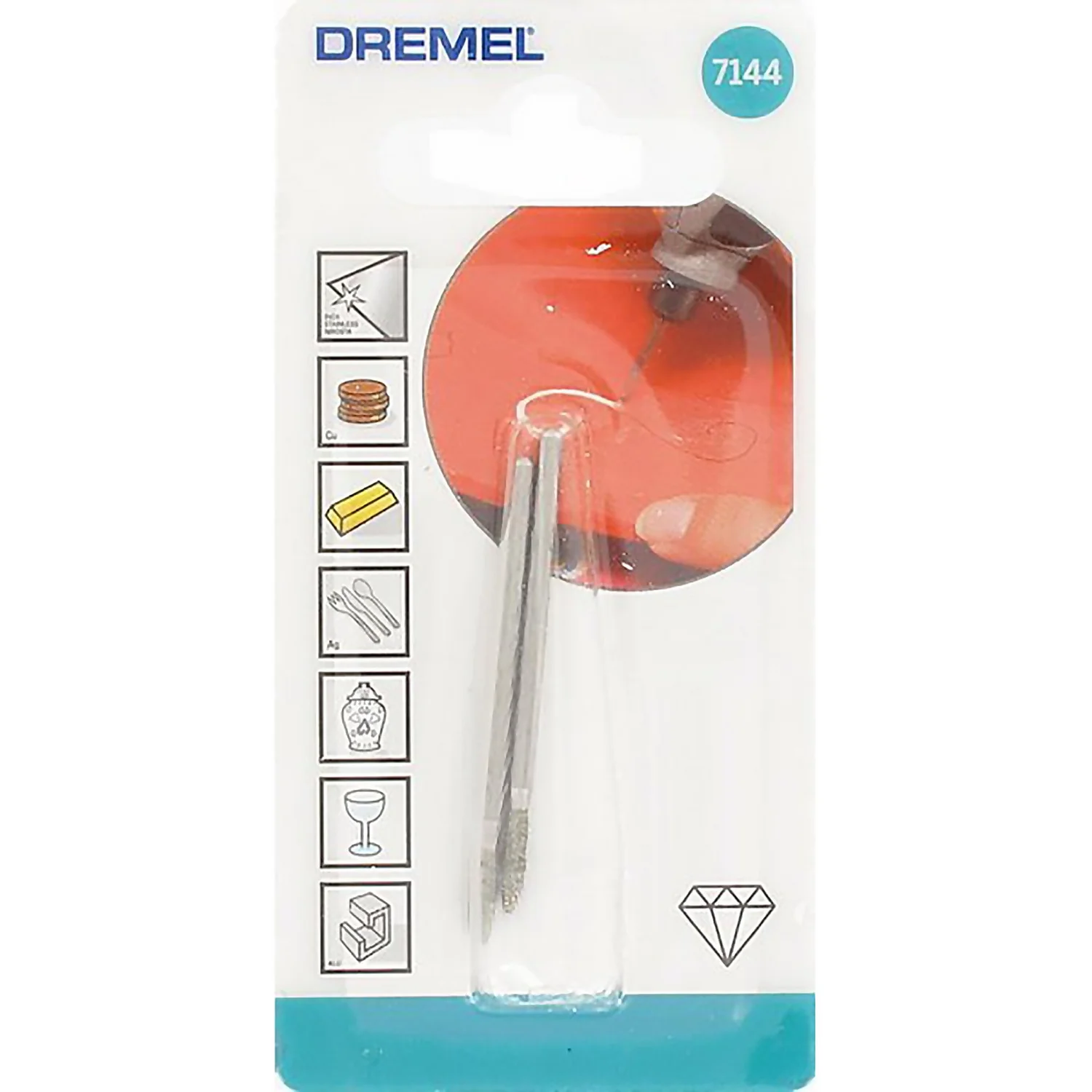 Dremel 2.4mm Diamond Engraving Wheel Point - 2 Pack 5 Dremel 2.4mm Diamond Engraving Wheel Point - 2 Pack - Image 3