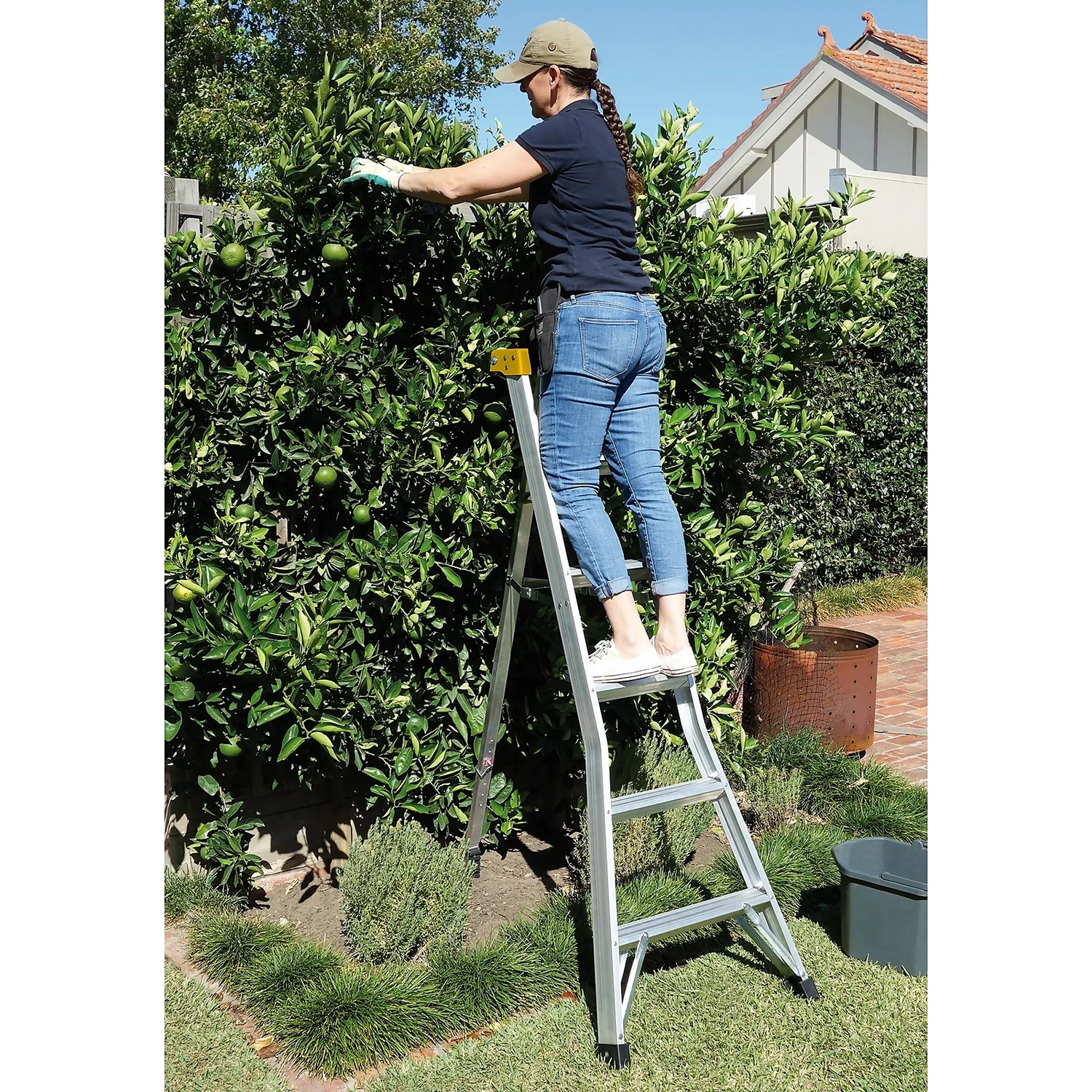 Rhino 6 Tread Tripod Gardening Ladder 7 Rhino 6 Tread Tripod Gardening Ladder - Image 5