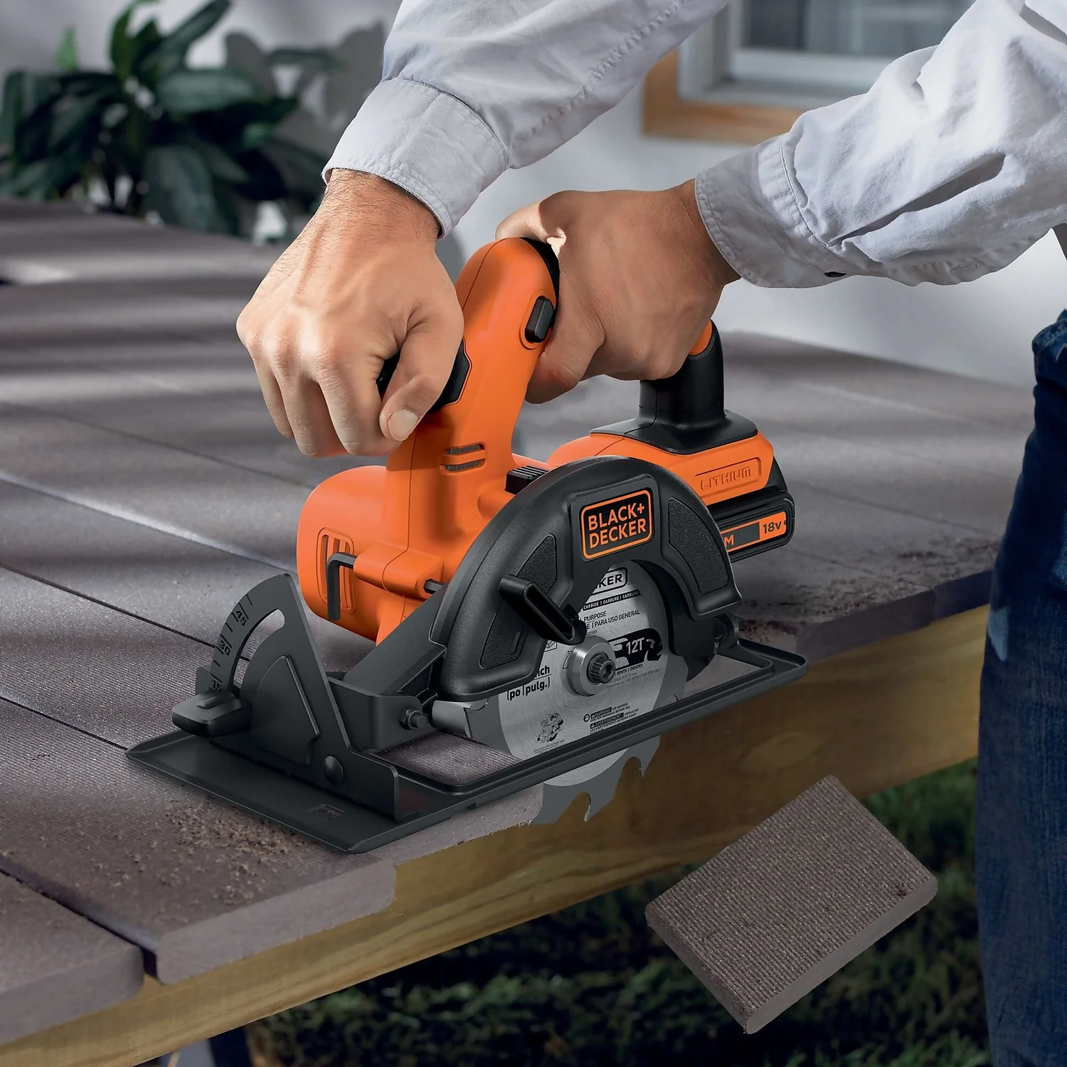 Black & Decker BLACK+DECKER 18V Lithium-ion 140mm Cordless Circular Saw With Blade – (battery Not Included) (BDCCS18N-XJ) 4 Black & Decker BLACK+DECKER 18V Lithium-ion 140mm Cordless Circular Saw With Blade – (battery Not Included) (BDCCS18N-XJ) - Image 2