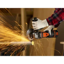 Black & Decker BLACK+DECKER 125MM 18V Lithium-ion Cordless Angle Grinder With Protective Cover (battery Not Included) (BCG720N-XJ) -Silverlife Store 13623748 1824948299816714