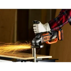 Black & Decker BLACK+DECKER 125MM 18V Lithium-ion Cordless Angle Grinder With Protective Cover (battery Not Included) (BCG720N-XJ) -Silverlife Store 13623748 4314948299857733