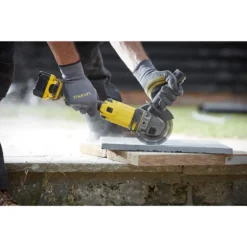 STANLEY FATMAX V20 18V Cordless Angle Grinder (battery Not Included) (SFMCG400B-XJ) -Silverlife Store 13623754 1434948299317655
