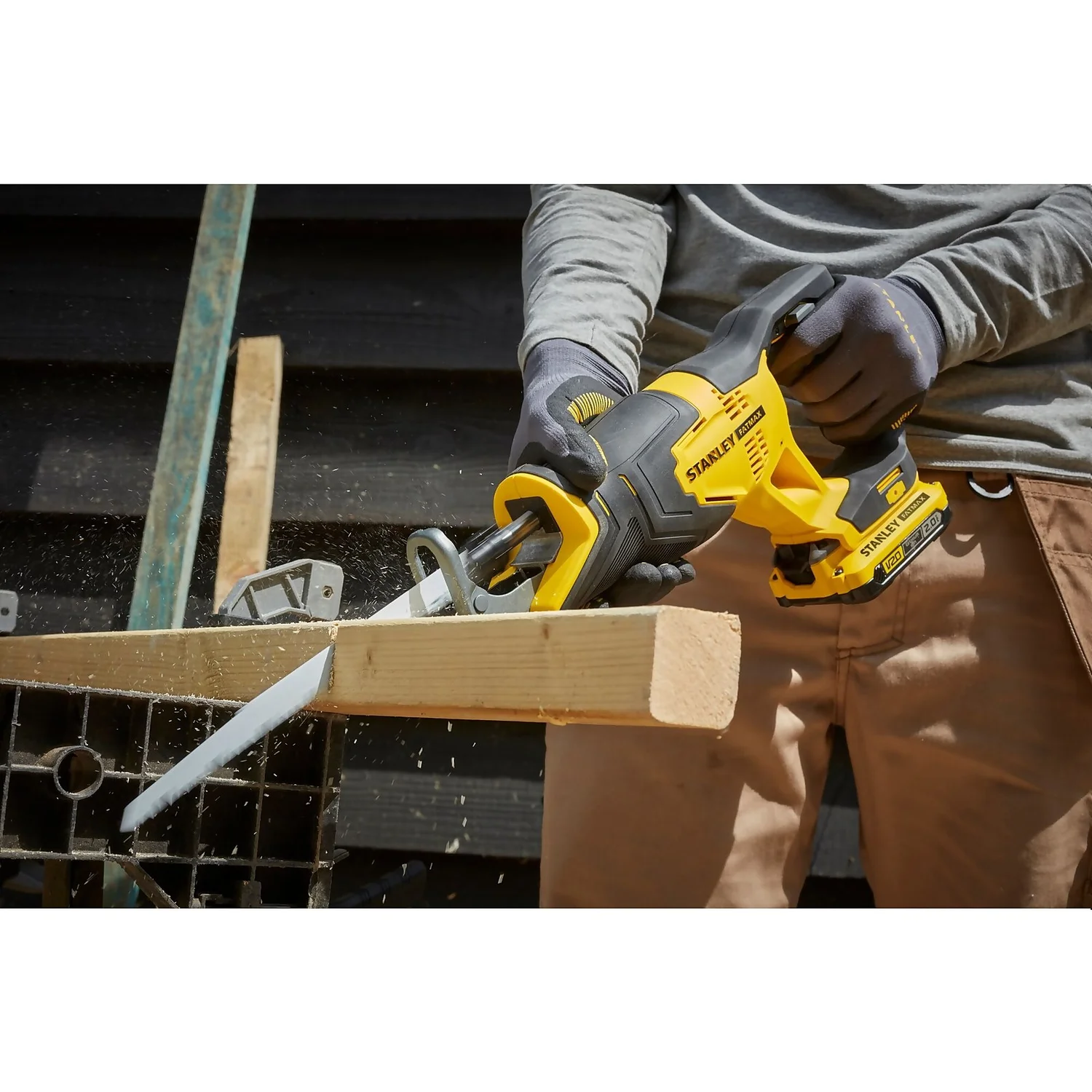STANLEY FATMAX V20 18V Cordless Reciprocating Saw (battery Not Included) (SFMCS300B-XJ) 10 STANLEY FATMAX V20 18V Cordless Reciprocating Saw (battery Not Included) (SFMCS300B-XJ) - Image 8