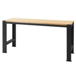 Pinnacle Matte Black Mobile Garage Storage Trolley And Heavy Duty Garage Workbench -Silverlife Store 13807308 1974954732011798