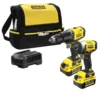 Stanley FatMax V20 18V Cordless Brushless Twin Drill & Impact Driver Kit 2 X 4.0Ah -Silverlife Store 13898328 4574968227641800