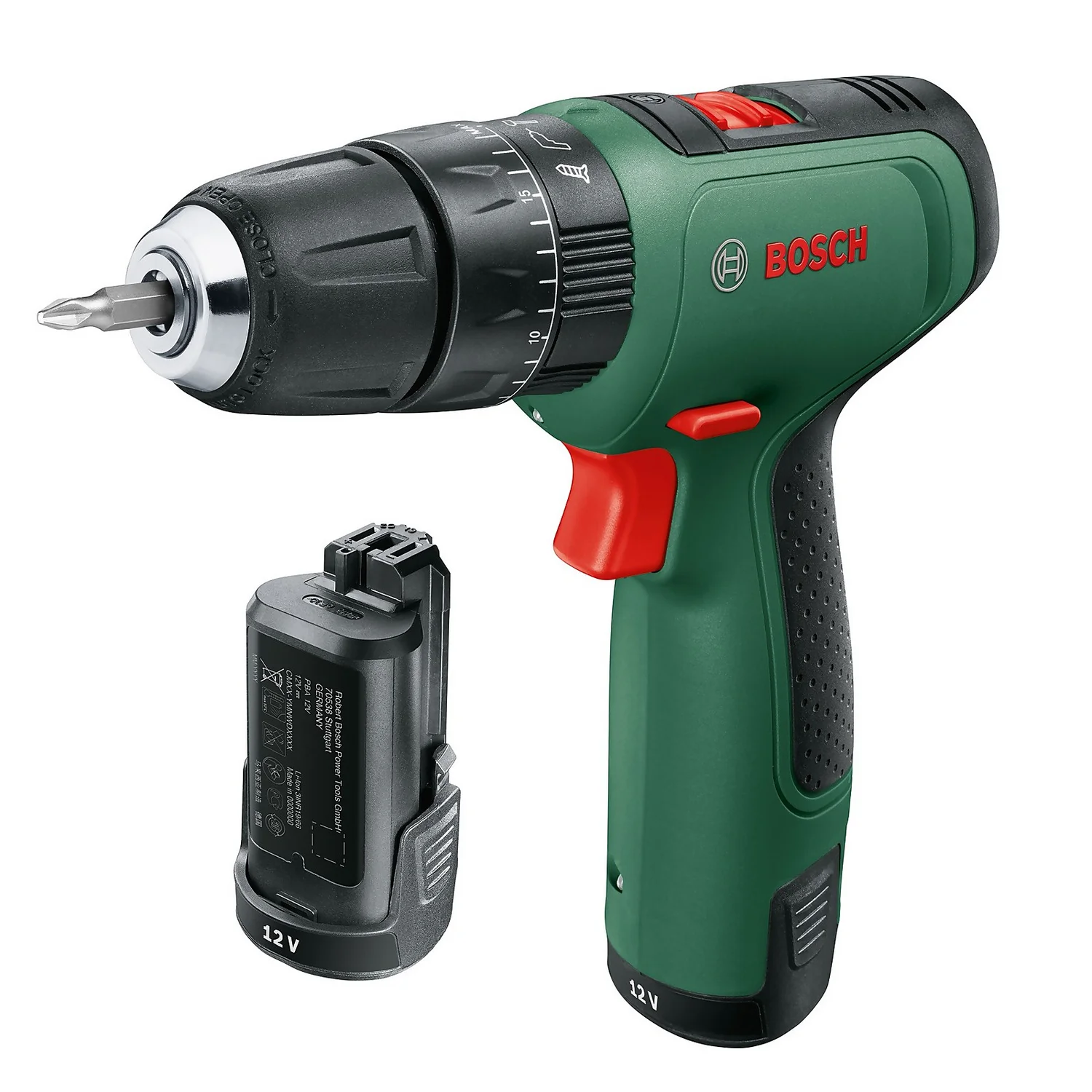 Bosch EasyImpact 1200 Combi Drill With 2x 1.5Ah Batteries & Charger 4 Bosch EasyImpact 1200 Combi Drill With 2x 1.5Ah Batteries & Charger - Image 2
