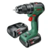 Bosch UniversalImpact 18V-60 With 2 X 2Ah Batteries & AL18V 20 Charger