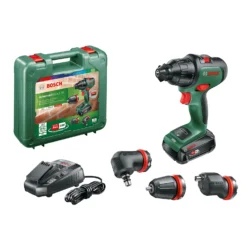 Bosch AdvancedImpact 18 Impact Driver With 1 X 2.5 Ah Battery, Charger & 3 Attachment Set -Silverlife Store 13910195 1754981985400093