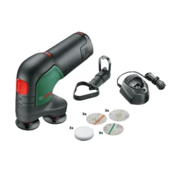 Bosch EasyCurvSander 12 Disc Sander & Polisher With 1 X 2.5 Ah Battery & Charger -Silverlife Store 13910224 1704981986636786