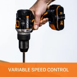 Worx WX352 20v Cordless Brushless Combi Drill With X2 2.0Ah Batteries -Silverlife Store 14229055 1655019849603195