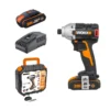 Worx WX261 20v Cordless Brushless Impact Driver With X2 2.0Ah Batteries 1 Worx WX261 20v Cordless Brushless Impact Driver With X2 2.0Ah Batteries -Silverlife Store 14229057 3995019848936148