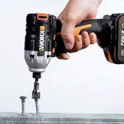 Worx WX261 20v Cordless Brushless Impact Driver With X2 2.0Ah Batteries 11 Worx WX261 20v Cordless Brushless Impact Driver With X2 2.0Ah Batteries -Silverlife Store 14229057 4455019849127800