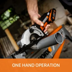 Worx WX527 20v 2.0Ah Worxsaw Cordless Compact Circular Saw -Silverlife Store 14229058 1105019849373917