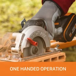 Worx WX531 20v 2.0Ah Worxsaw Cordless Brushless Circular Saw -Silverlife Store 14229059 1485019849370290