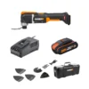 Worx WX696 20v 2.0Ah Sonicrafter Cordless Oscillating Multi Tool -Silverlife Store 14229061 9365019848936673