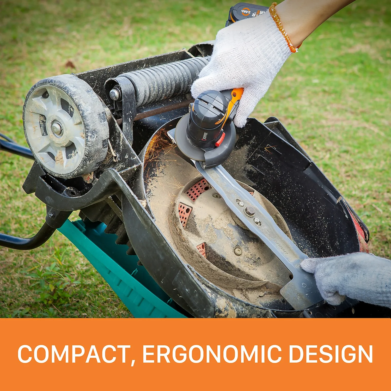 Worx WX801 20v 2.0Ah Chopper Cordless Mini Angle Grinder 8 Worx WX801 20v 2.0Ah Chopper Cordless Mini Angle Grinder - Image 6