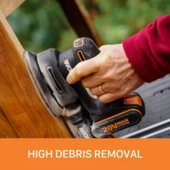 Worx WX822 20v 2.0Ah Cordless Detail Sander -Silverlife Store 14229063 1765019849651468