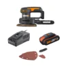 Worx WX822 20v 2.0Ah Cordless Detail Sander -Silverlife Store 14229063 1815019849463515