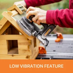 Worx WX822 20v 2.0Ah Cordless Detail Sander -Silverlife Store 14229063 8395019849624201