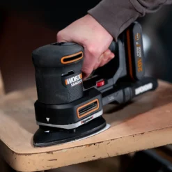 Worx WX820 20v 2.0Ah Cordless Multi Sander -Silverlife Store 14229064 3795019848719329