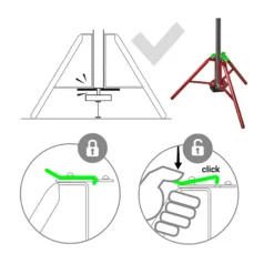PIHER Tripod For Multi Props -Silverlife Store 14540643 2125045470627725