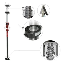 PIHER Multi Prop P3 155-290cm With Arm + -Silverlife Store 14540645 7525045471013630